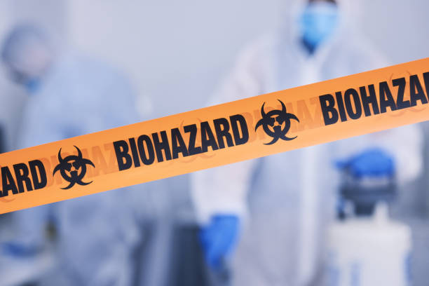 Professional Blood Cleanup technician working in Jamestown, NY